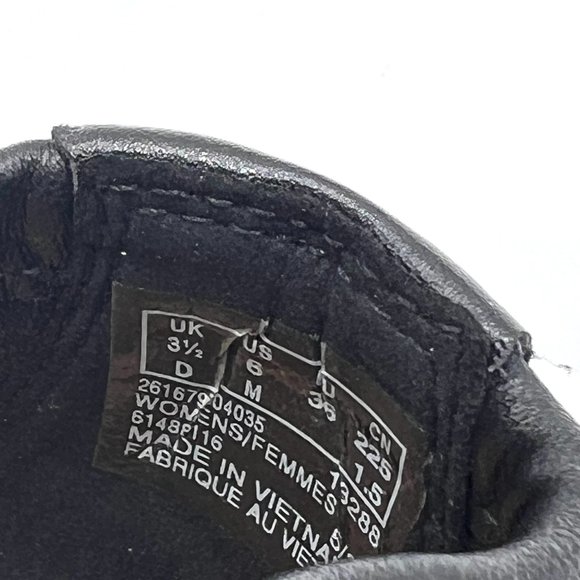 Clarks Womens Jenette Ruby Black Leather Slip On‎ Comfort Flats Loafers Shoes 6M - Picture 11 of 12